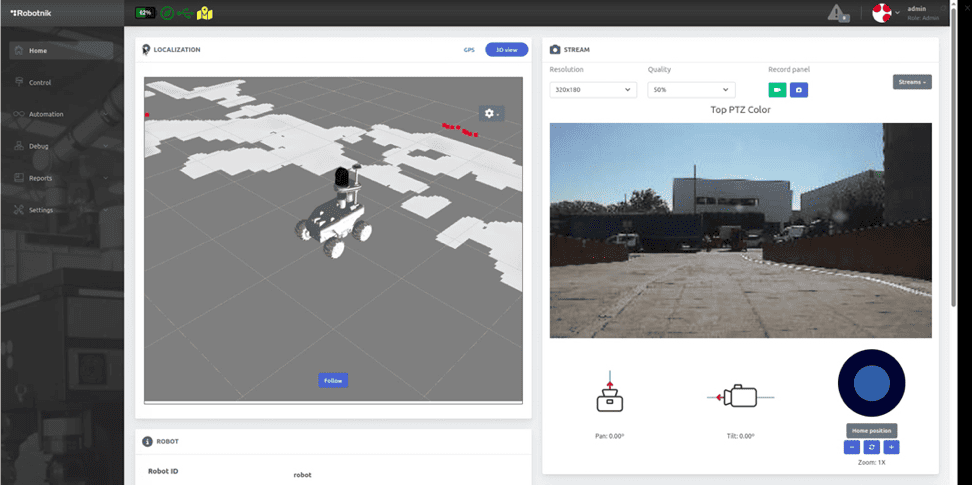 Nueva Hmi Para Robot Rb Watcher De Robotnik